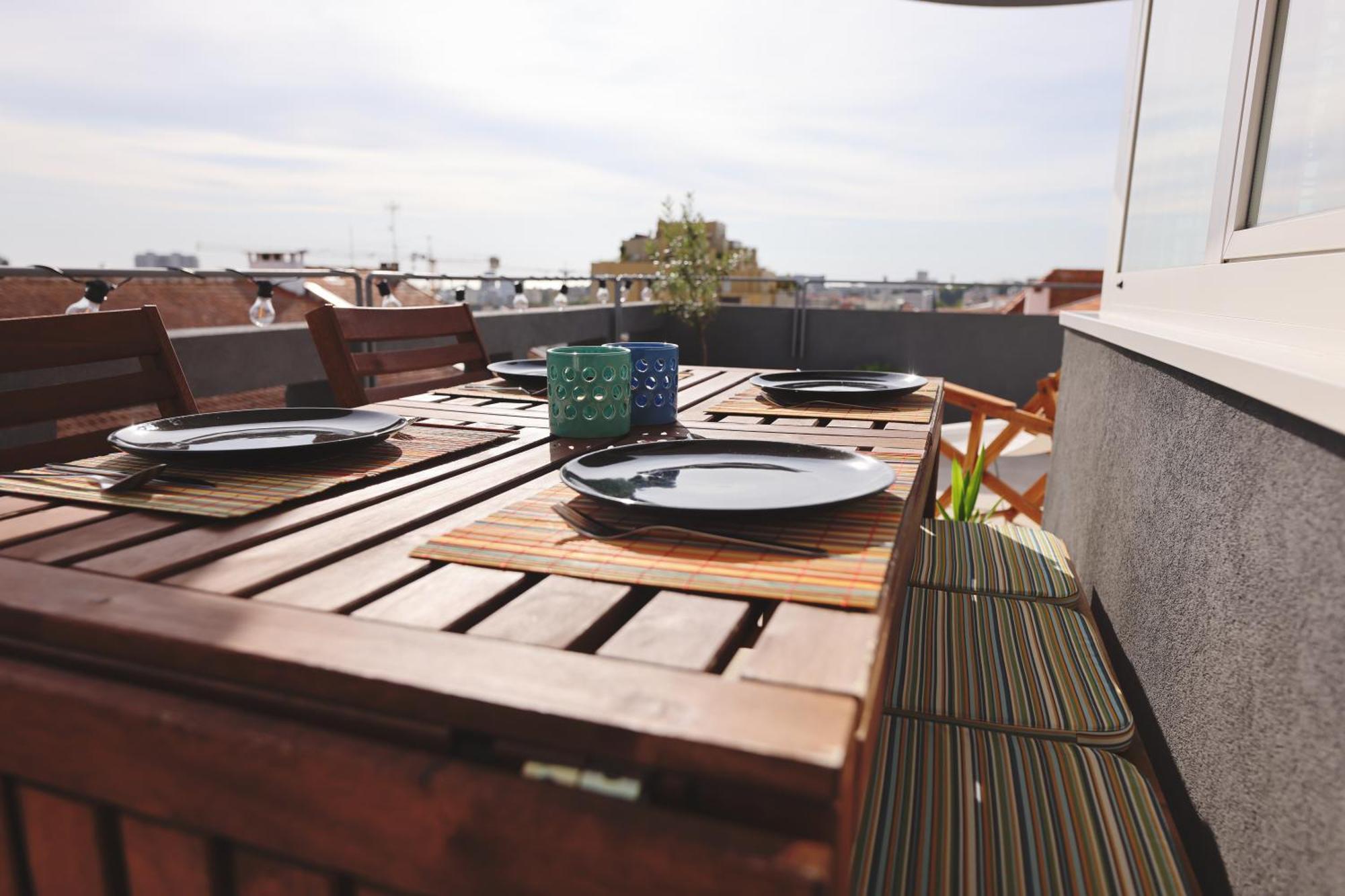 Boavista Sunlit Duplex With Terrace Apartamento Porto Exterior foto
